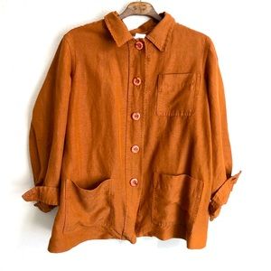 SOLD!!!! Linen chore jacket / vest
